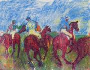 Edgar Degas Before the Race_k oil painting picture wholesale